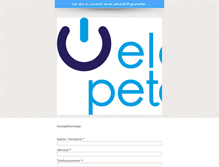 Tablet Screenshot of elpeter.ch
